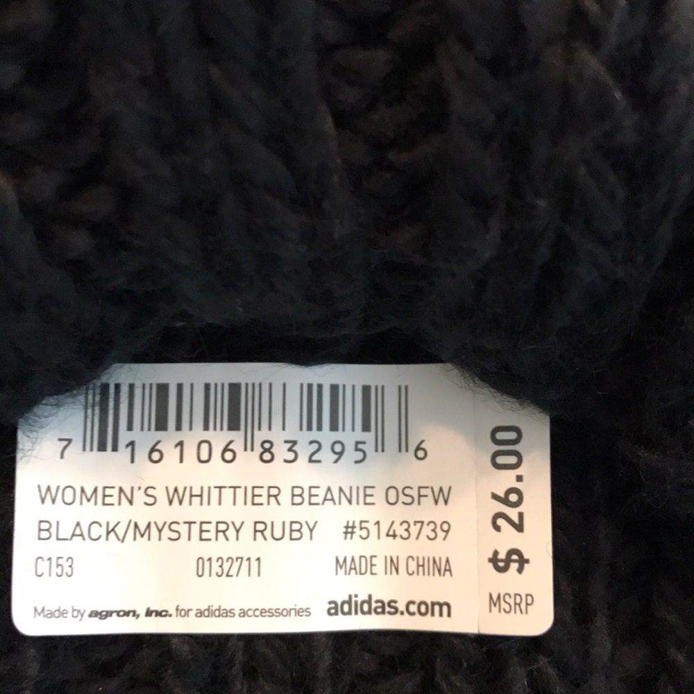 Adidas hand knit hat - Picture 3 of 3